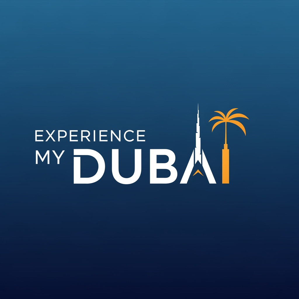 AI Design for Please create a logo name expereince my dubai make it modern look