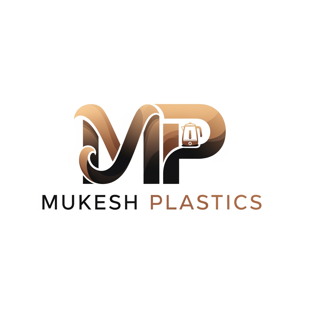 AI Design for Mp is logomain subject is a company based on gift articals and home appliances MP stands for mukesh plastics