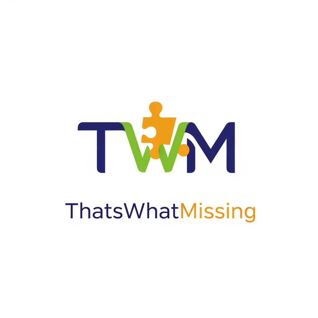 AI Design for I WANTED TO CREATE A LOGO FOR MY COMPANY CALLED AS TWM - ThatsWhatMissing its basically a social media agency brand