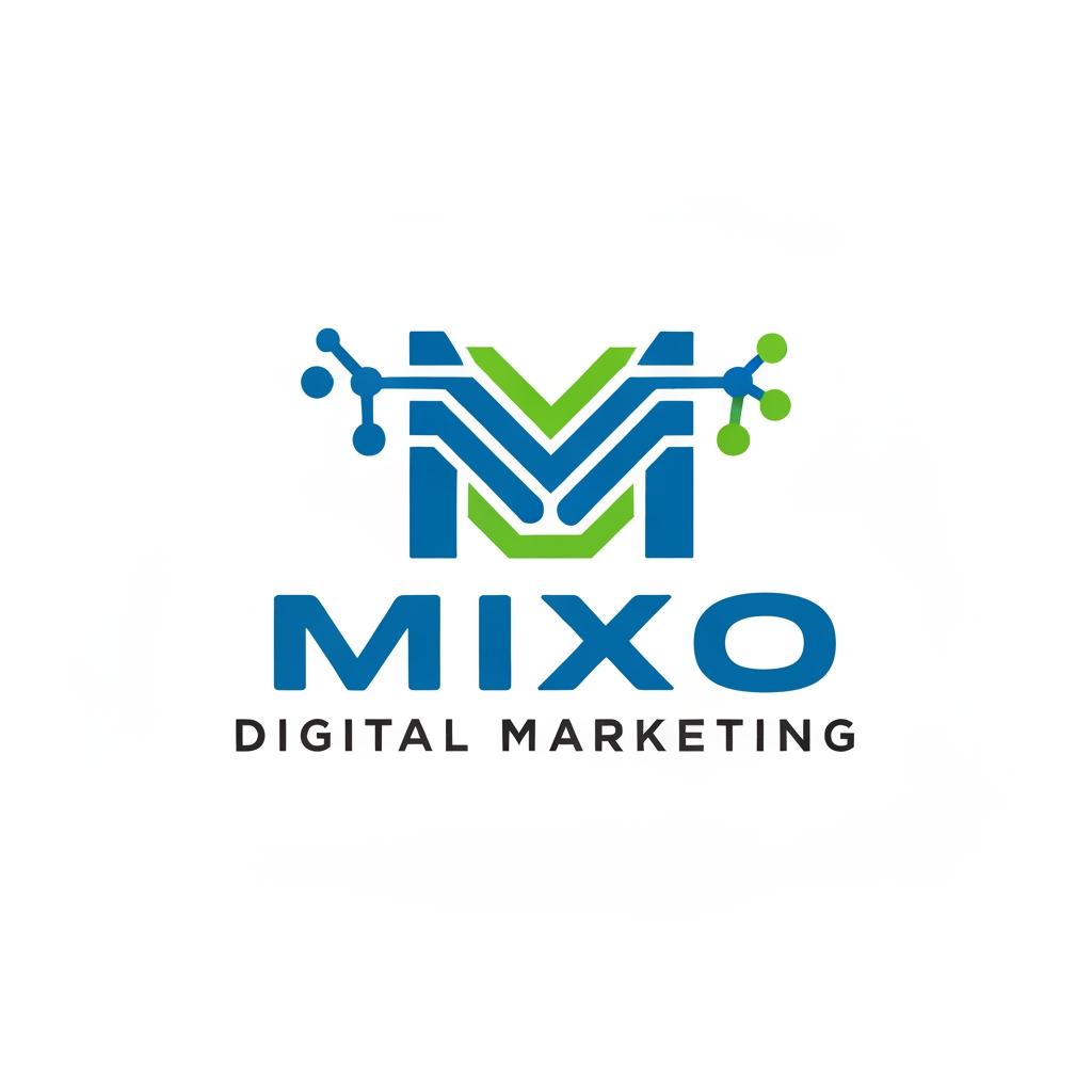 AI Design for create a logo for my company name is Mixo Marketing we are digital marketing agency use this info and generate