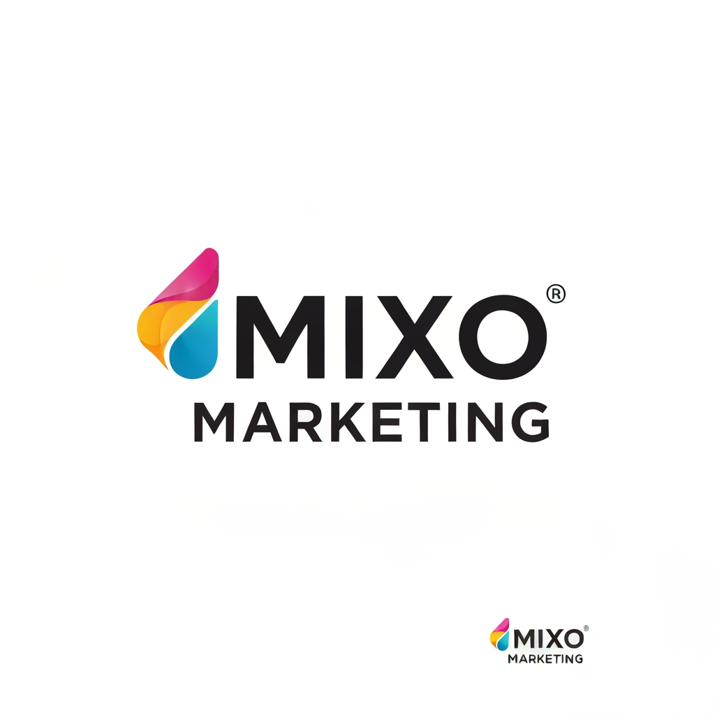 AI Design for create a logo for my company name is Mixo Marketing we are digital marketing agency use this info and generate
