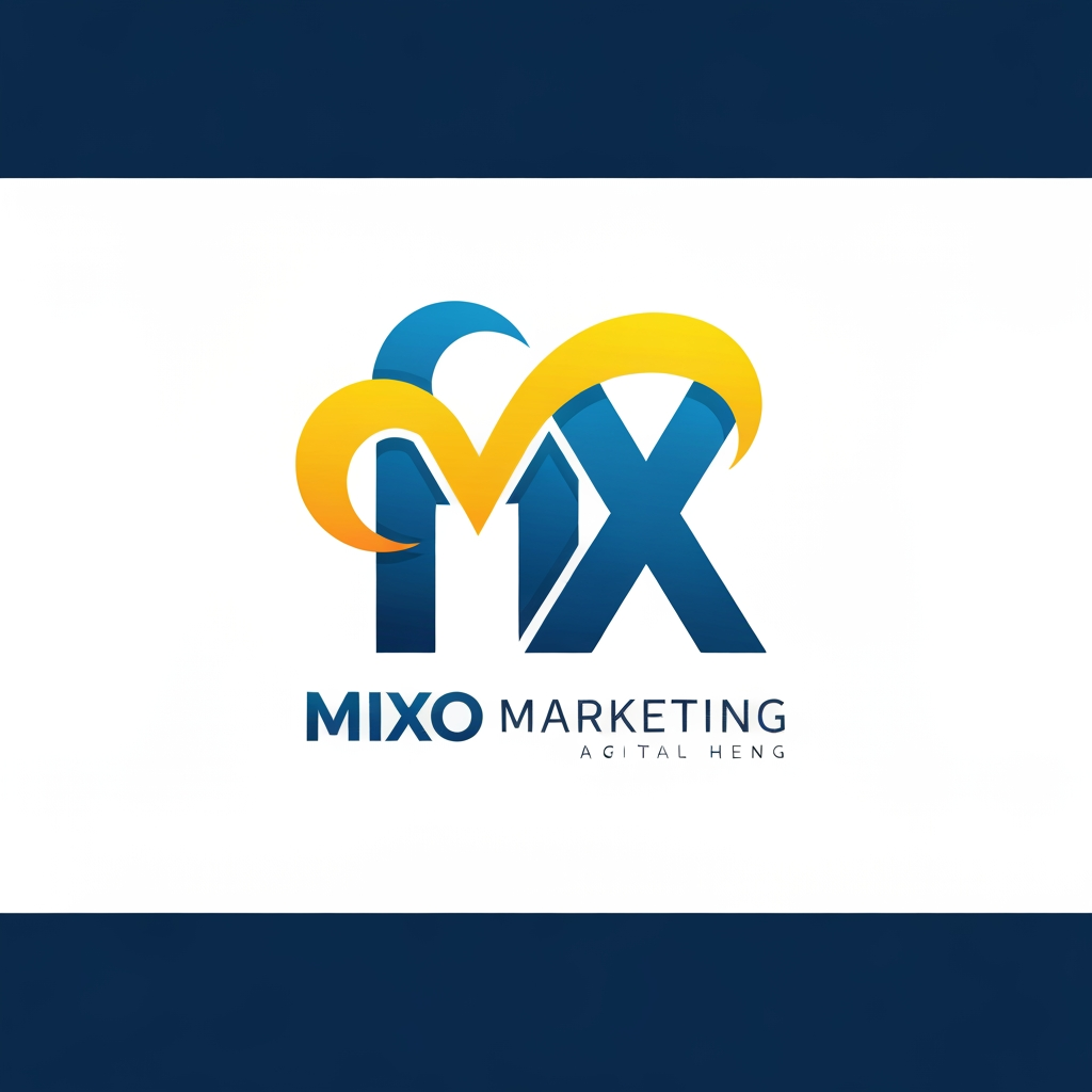 AI Design for create a logo for my company name is Mixo Marketing we are digital marketing agency use this info and generate