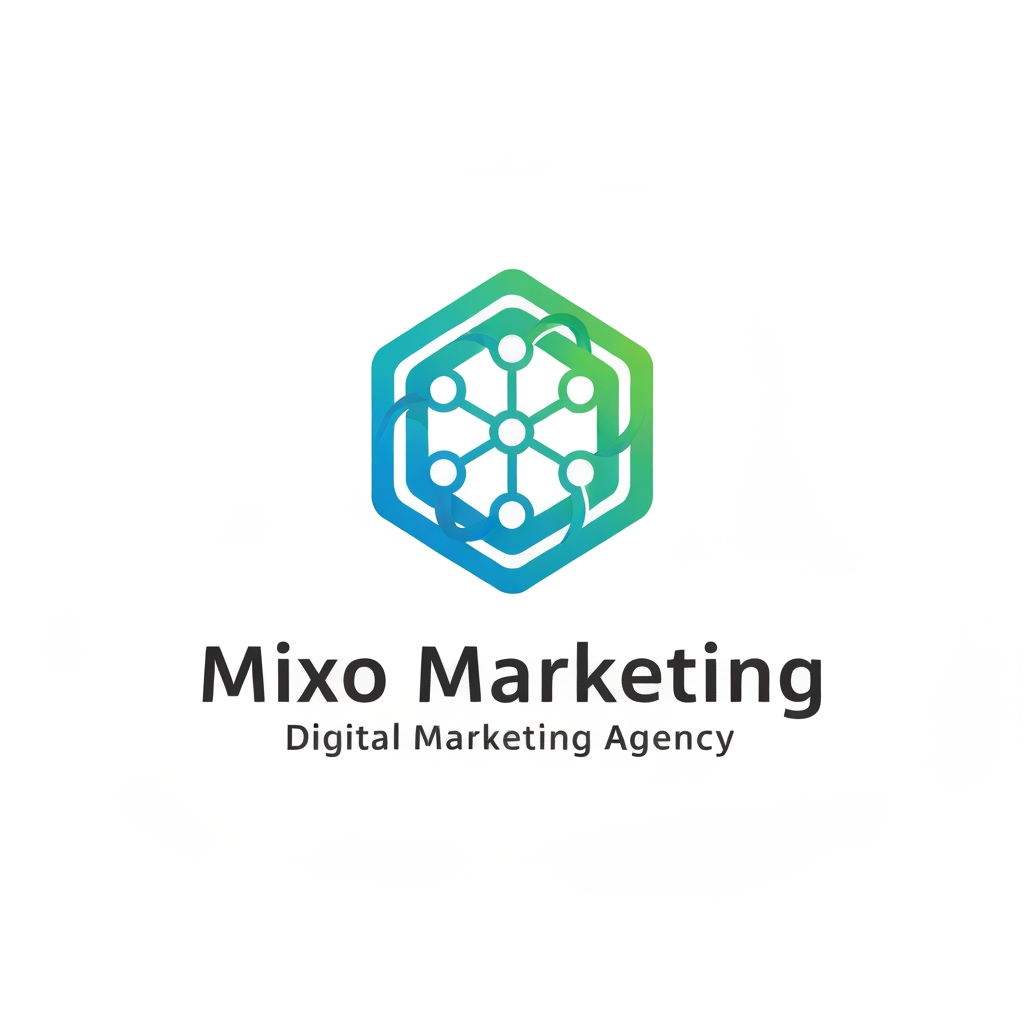 AI Design for create a logo for my company name is Mixo Marketing we are digital marketing agency use this info and generate