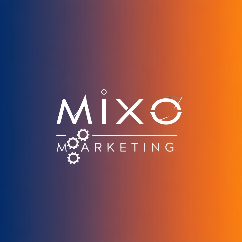 AI Design for create a logo for my company name is Mixo Marketing we are digital marketing agency use this info and generate