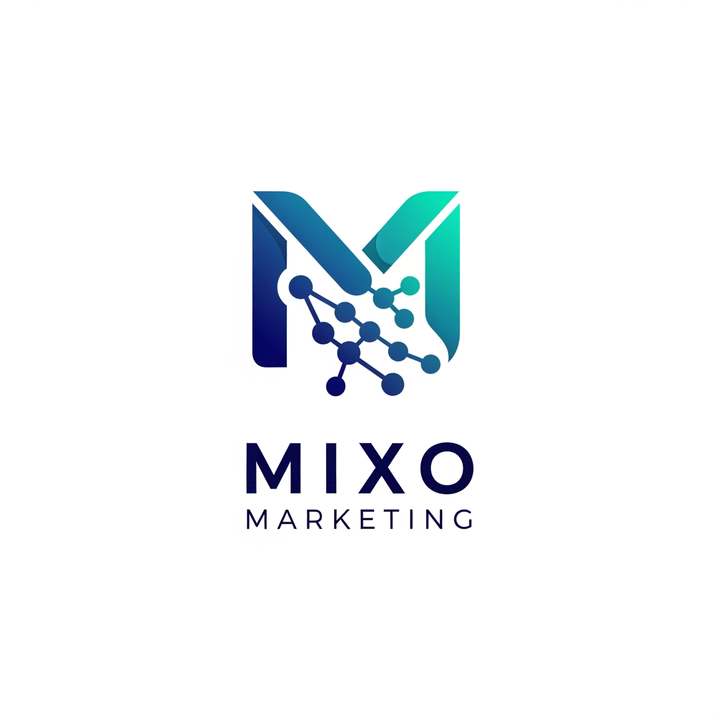 AI Design for create a logo for my company name is Mixo Marketing we are digital marketing agency use this info and generate