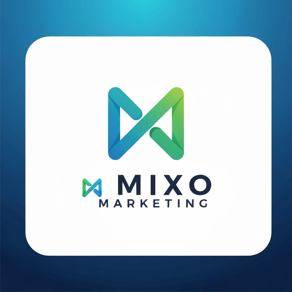 AI Design for create a logo for my company name is Mixo Marketing we are digital marketing agency use this info and generate