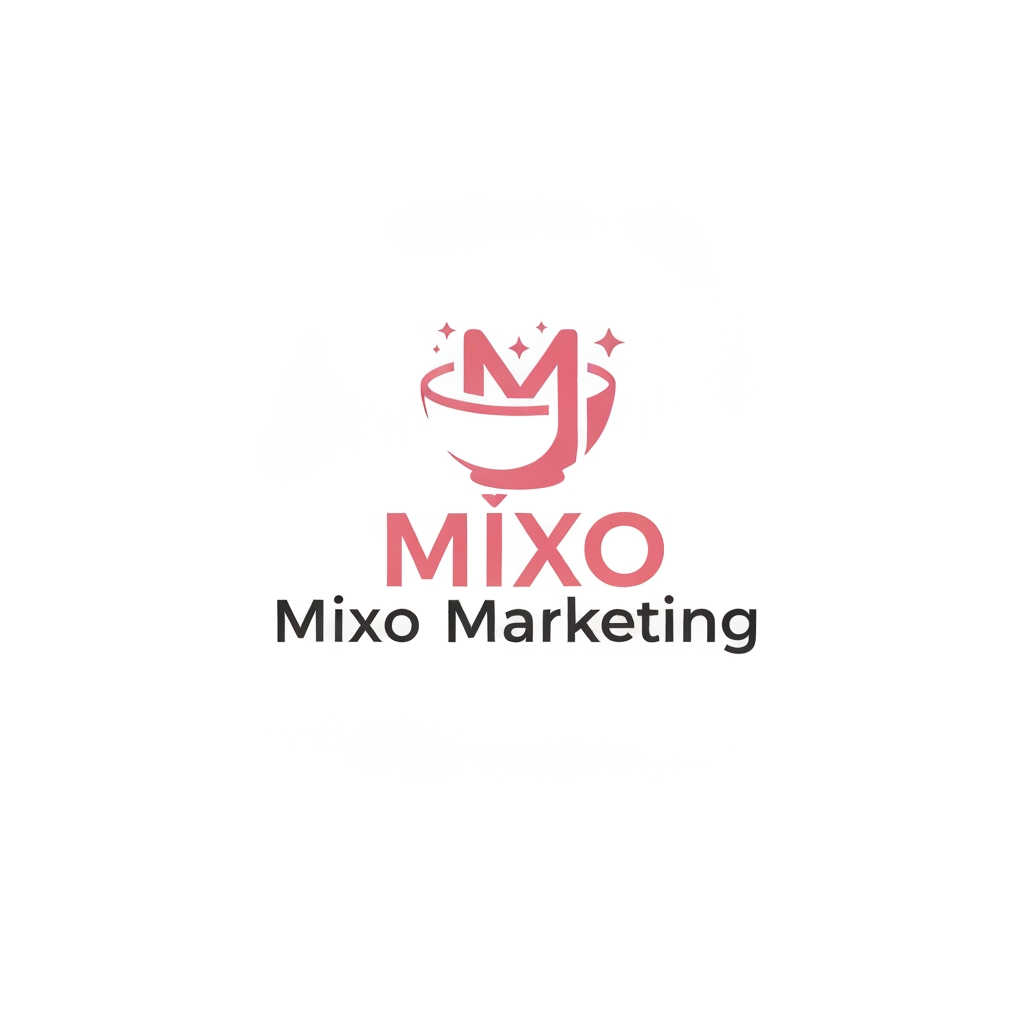 AI Design for create a logo for my company name is Mixo Marketing we are digital marketing agency use this info and generate