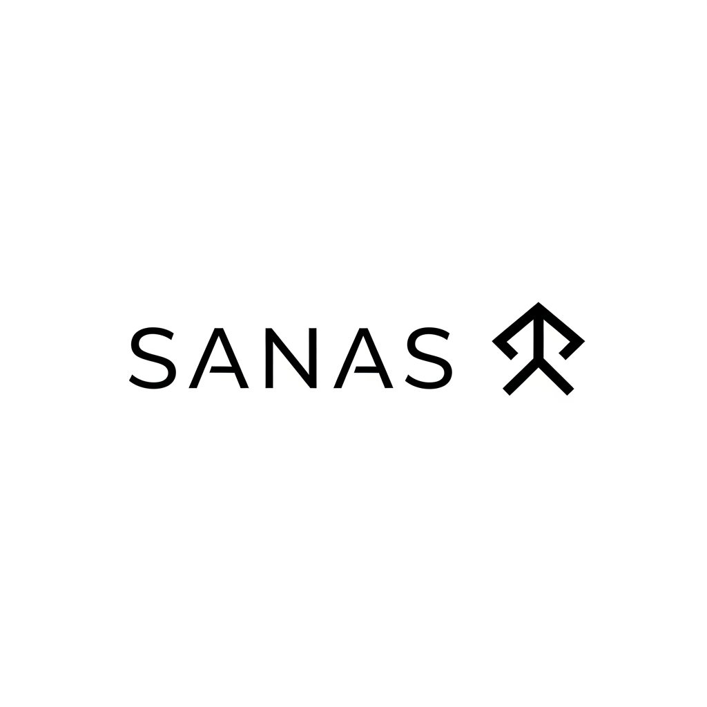 AI Design for Create a premium logo for SANAS inspired by Apple's simplicity and Tesla's futuristic elegance.
The logo should be extremely minimal with only one powerful symbol and clean typography.
Design principles:
• Less is more
• Timeless
• Premium luxury
• Flat design
• No gradients
• No shadows
• No 3D
• Black and white only
Avoid:
Generic logos, swooshes, globes, light bulbs, houses, gears, leaves, circuits, arrows, or technology clichés.
The final logo should feel suitable for a billion-dollar holding company operating across multiple industries.