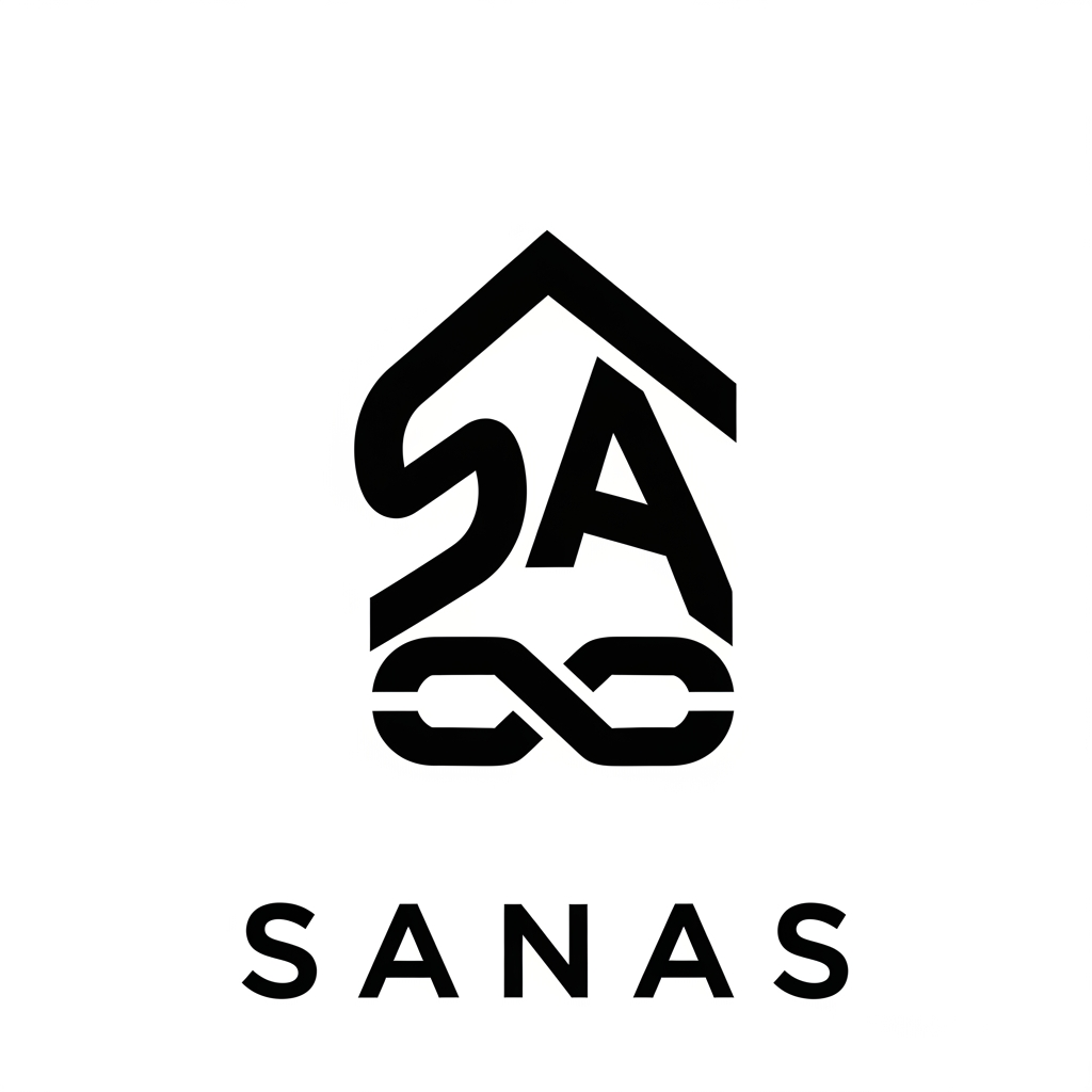 AI Design for Design a hidden meaning logo for SANAS.
Create an abstract geometric symbol that subtly incorporates the letters S and A without making them obvious.
The logo should represent:
Growth
Vision
Strength
Trust
Innovation
Infinity
Unity
The symbol should have hidden negative space similar to FedEx or Amazon.
Requirements:
• Minimal vector
• Flat design
• Corporate luxury
• Balanced geometry
• Black and White
• Grid-based construction
• Looks expensive
No industry-specific icons.