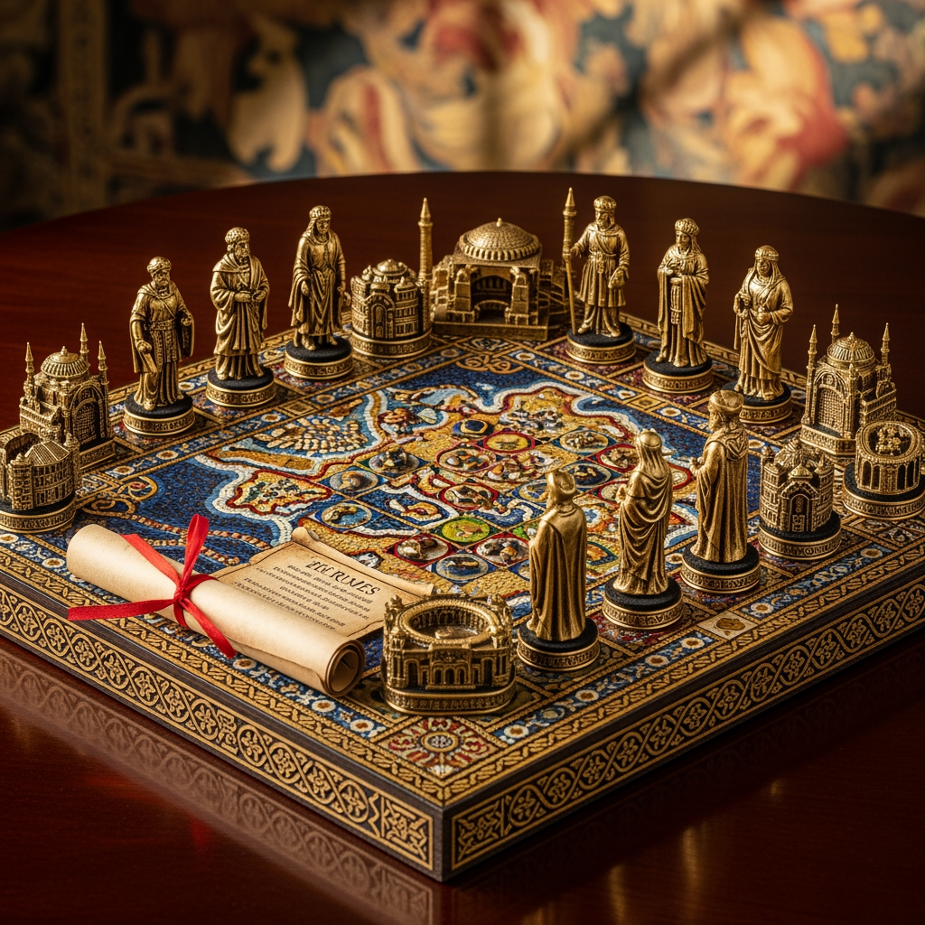 AI Design for Create a product based on byzantine history