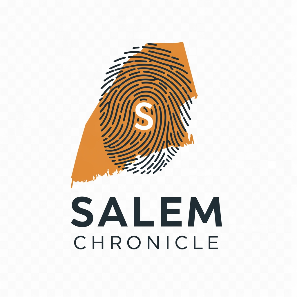 AI Design for Act as a senior brand identity designer at Pentagram, Collins, or DesignStudio. Design a timeless, iconic logo for a hyperlocal media brand called "Salem Chronicle." The concept should revolve around the idea that "Every Story Leaves a Mark." Create a bold fingerprint symbol that represents the people and stories of Salem. The fingerprint should not be ordinary—instead, subtly shape the outer contour of the fingerprint to resemble the geographical outline of Salem (without making it obvious). Hidden naturally within the fingerprint, create a clean and elegant letter "S" using negative space.
The logo should feel handcrafted, intentional, and professionally designed, not AI-generated. Use thick, smooth fingerprint ridges with balanced spacing and slight natural imperfections to give it a human-designed feel. Keep the design minimal, iconic, and memorable so it remains recognizable as an Instagram profile picture.
Use a premium color palette consisting of warm amber (#F5A623), charcoal black (#1E1E1E), and soft ivory (#FAF9F6). Pair the icon with a modern geometric sans-serif wordmark reading "SALEM CHRONICLE." "SALEM" should be bold and confident, while "CHRONICLE" should be smaller with generous letter spacing. Use typography similar in style to Manrope, General Sans, Satoshi, or Space Grotesk—but create an original design, not a copy of any existing font.
The final logo should look like it was created by a world-class branding agency, with clean vector lines, perfect visual balance, thoughtful negative space, and timeless simplicity. It should communicate trust, community, authenticity, and modern journalism.
Avoid all cliché news symbols including newspapers, microphones, cameras, TV screens, globes, shields, eagles, satellites, broadcast towers, or stock location pins. No gradients, 3D effects, shadows, glowing elements, mockups, or AI-style decorative flourishes. Deliver a flat vector logo on a transparent background.