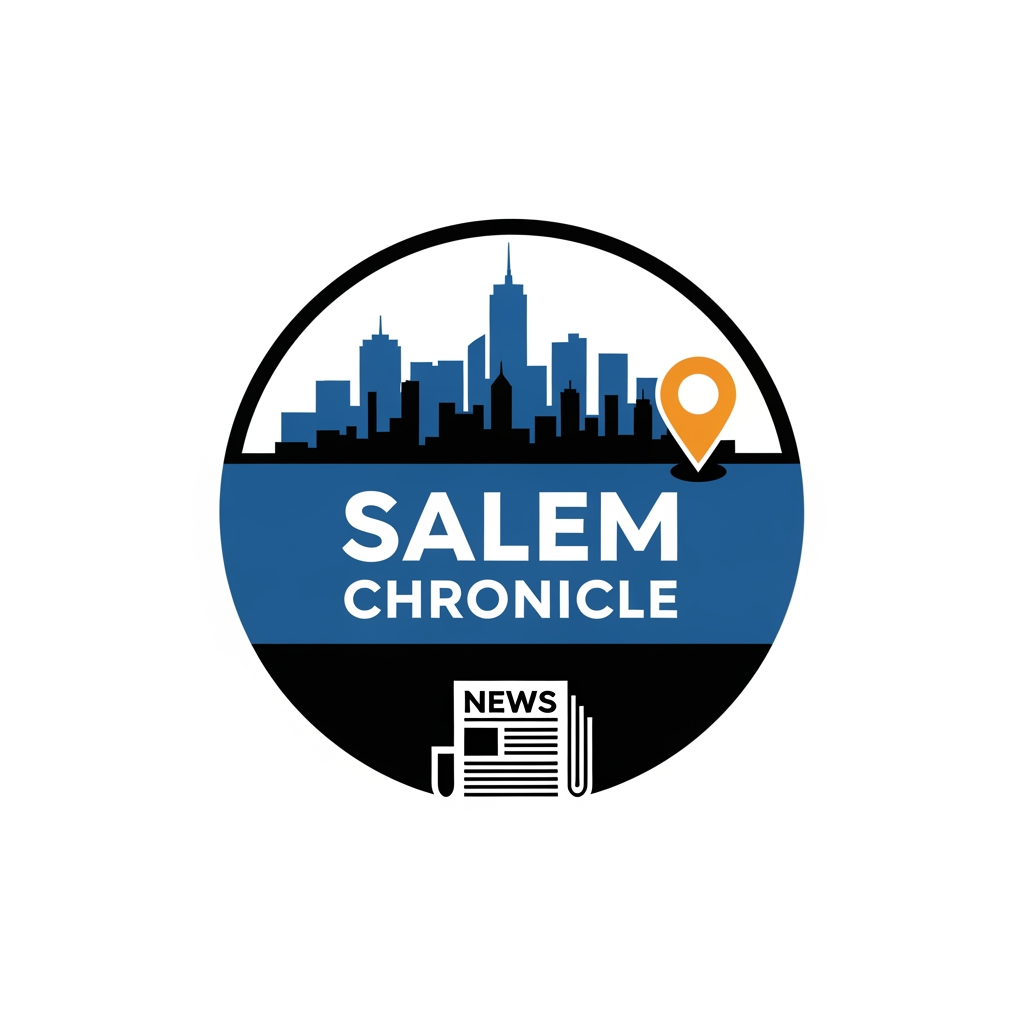 AI Design for Design a modern, bold, and memorable logo for an Instagram news and updates page called "Salem Chronicle." The theme is "What's Happening in Salem", covering local news, events, trends, food, businesses, culture, and community updates. Create a clean, minimal, and professional logo that works well as an Instagram profile picture. Incorporate subtle elements such as a newspaper, location pin, city skyline, speech bubble, or camera lens to represent local news and storytelling. Use a strong color palette featuring deep blue, black, white, and a touch of orange or red for emphasis. The typography should be modern, bold, and highly readable, with "Salem Chronicle" as the main focus. The design should be flat, vector-style, timeless, and easily recognizable even at small sizes. Avoid clutter, gradients, 3D effects, or excessive detail. The logo should convey trust, credibility, speed, and community engagement.
Alternative creative direction:
Create a sleek, circular badge-style logo for "Salem Chronicle", a hyperlocal Instagram news page focused on "What's Happening in Salem." Blend a modern city silhouette with a news icon and a location pin, creating a clean and iconic mark. Use bold sans-serif typography and a minimal vector design optimized for social media branding. The logo should feel professional, trustworthy, contemporary, and instantly recognizable as a local news brand.