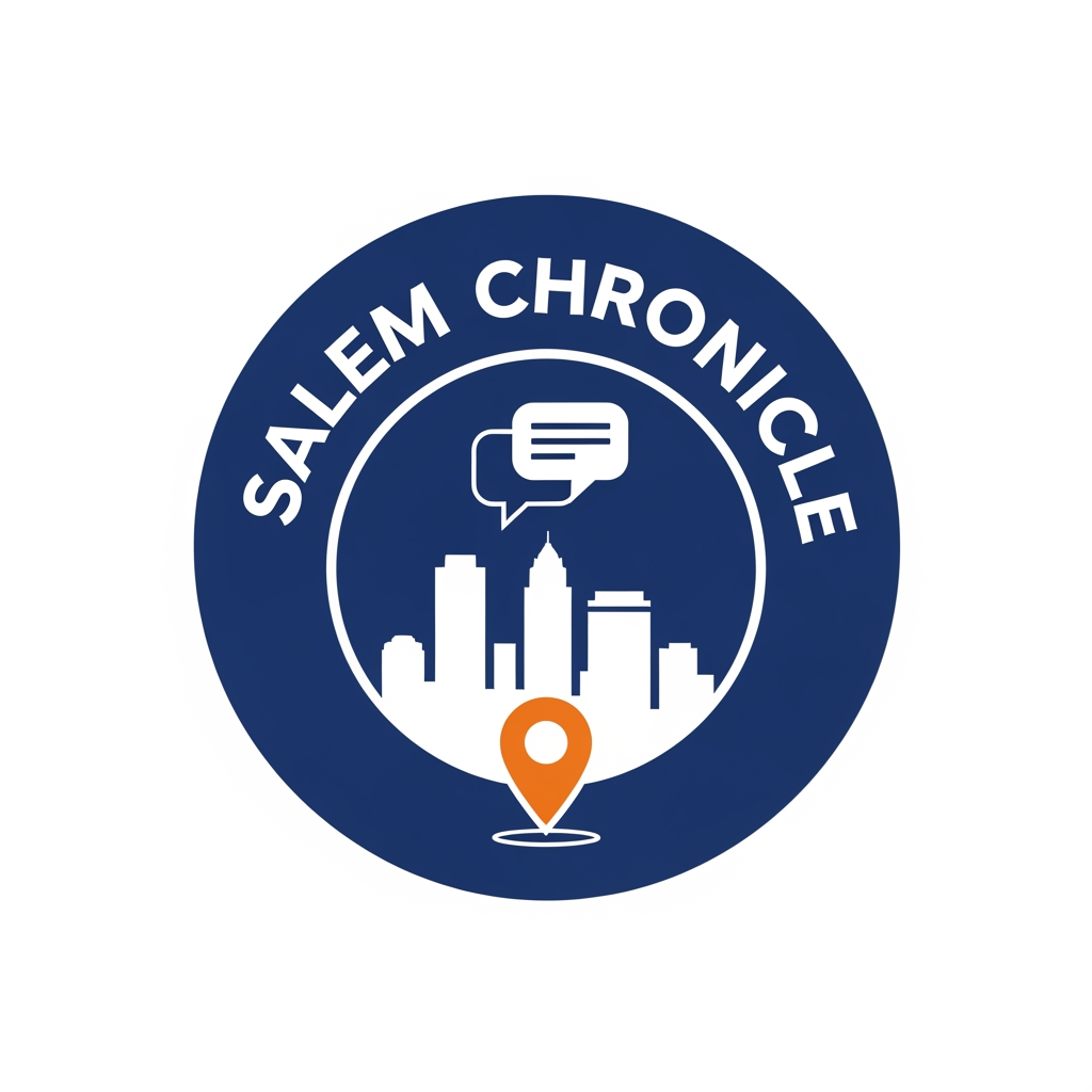 AI Design for Design a modern, bold, and memorable logo for an Instagram news and updates page called "Salem Chronicle." The theme is "What's Happening in Salem", covering local news, events, trends, food, businesses, culture, and community updates. Create a clean, minimal, and professional logo that works well as an Instagram profile picture. Incorporate subtle elements such as a newspaper, location pin, city skyline, speech bubble, or camera lens to represent local news and storytelling. Use a strong color palette featuring deep blue, black, white, and a touch of orange or red for emphasis. The typography should be modern, bold, and highly readable, with "Salem Chronicle" as the main focus. The design should be flat, vector-style, timeless, and easily recognizable even at small sizes. Avoid clutter, gradients, 3D effects, or excessive detail. The logo should convey trust, credibility, speed, and community engagement.
Alternative creative direction:
Create a sleek, circular badge-style logo for "Salem Chronicle", a hyperlocal Instagram news page focused on "What's Happening in Salem." Blend a modern city silhouette with a news icon and a location pin, creating a clean and iconic mark. Use bold sans-serif typography and a minimal vector design optimized for social media branding. The logo should feel professional, trustworthy, contemporary, and instantly recognizable as a local news brand.