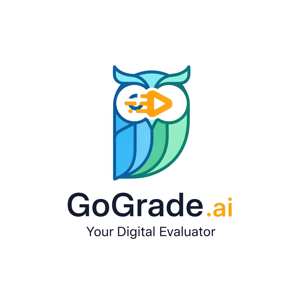 AI Design for you have to design a logo , i have shared all details below
GoGrade.ai is a multi-tenant, AI-powered administration platform for schools that automates grading, assessments, and report-card generation. Its tagline, "Your Digital Evaluator," reflects the core purpose: acting as an intelligent automated evaluator for student work.
The system serves the K–12 education space and is built around academic concepts like classes, subjects, divisions, mediums of instruction, academic years, and roll numbers.
As a multi-tenant SaaS product, each school (tenant) runs on its own scoped instance while a central platform team manages everything.
It supports two levels of users. Platform operators manage tenant schools, platform users, billing/credits, inquiries, audits, and can impersonate school admins. School staff — admins, teachers, parents, and students — access the system through role-based permissions that control what each person sees.
Core school-facing features include a dashboard, assessment creation and grading, report-card generation and publishing, user and role management, credit/billing management, settings, notifications, and audit logs. Platform-facing features cover tenant management, announcements, inquiries, support, reporting, and impersonation.
The product tone is professional, academic, AI-forward, and trustworthy — clean and modern, designed for real school operations rather than casual use. main feature it checks the exam papers written by students
i want eyecatchy and unique designs