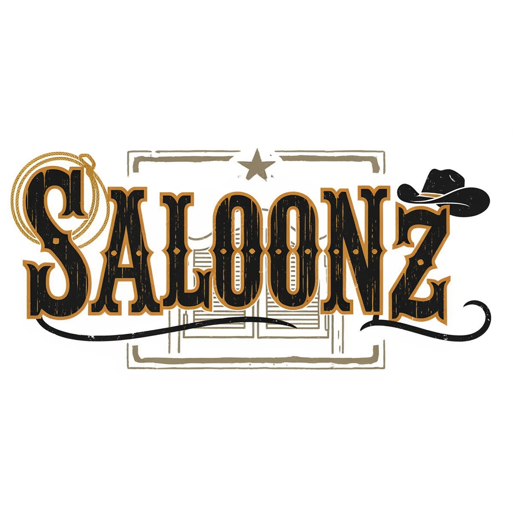 AI Design for create one logo for saloonz typograph
