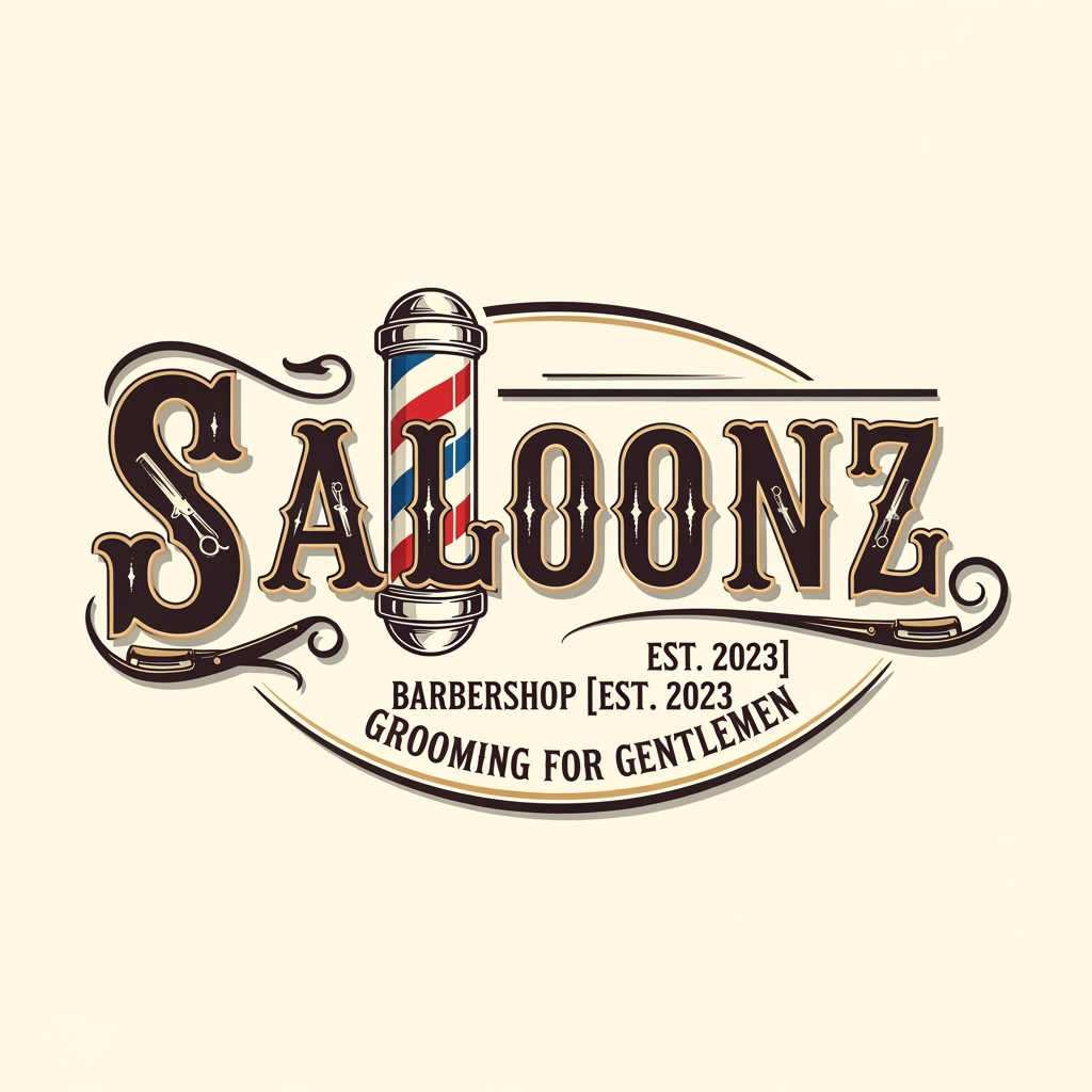 AI Design for create one logo for saloonz