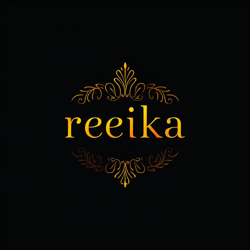 AI Design for Buatkan logo brand dengab nama reika_wonderlandside dengan latar perpaduan black and gold