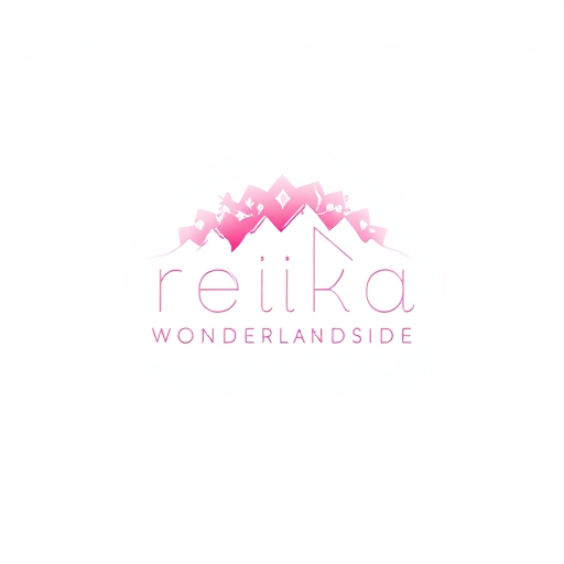 AI Design for Buatkan brand logo reika_wonderlandside dengan perpaduan warna pink white
