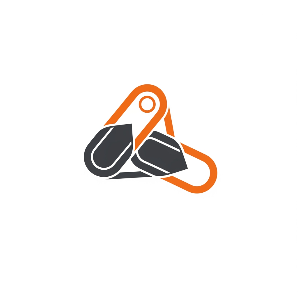AI Design for Design a premium enterprise symbol for a cybersecurity learning platform using only three identical geometric modules. The logo should communicate learning, awareness, pattern recognition, and intelligent decision-making rather than protection or defense. Build the symbol from three rounded capsules or folded ribbon-like shapes placed on a strict geometric grid with identical dimensions, corner radii, and spacing. Through rotation, offset, overlap, and negative space, the modules should create a distinctive, memorable silhouette without forming a literal object, letter, shield, arrow, book, eye, or lock. The composition should suggest information aligning into clarity, representing the journey from uncertainty to understanding. The mark should feel timeless, minimal, highly scalable, and instantly recognizable, inspired by the design philosophy of Allocate, Linear, Arc, Ramp, Anthropic, and modern AI startups. Use flat vector shapes with orange (#F58220) and neutral gray (#5C6168) on a white background. No gradients, shadows, outlines, textures, or typography. The final symbol should be simple enough to sketch from memory yet sophisticated enough to serve as the identity of a global technology company.
One more suggestion