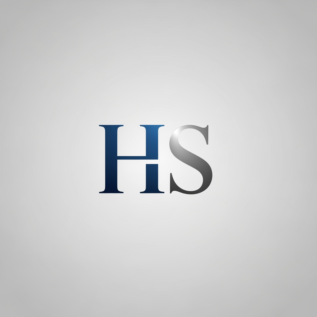 AI Design for H S logo