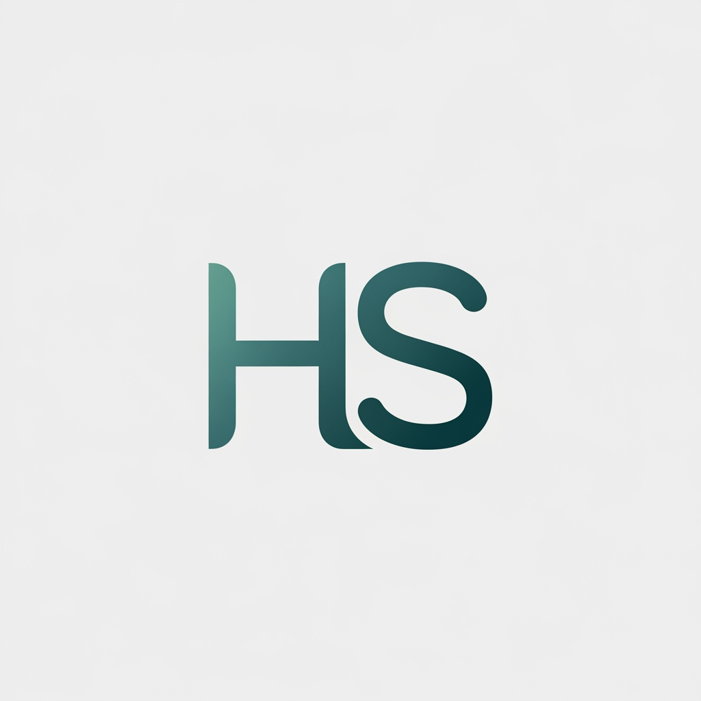 AI Design for H S logo