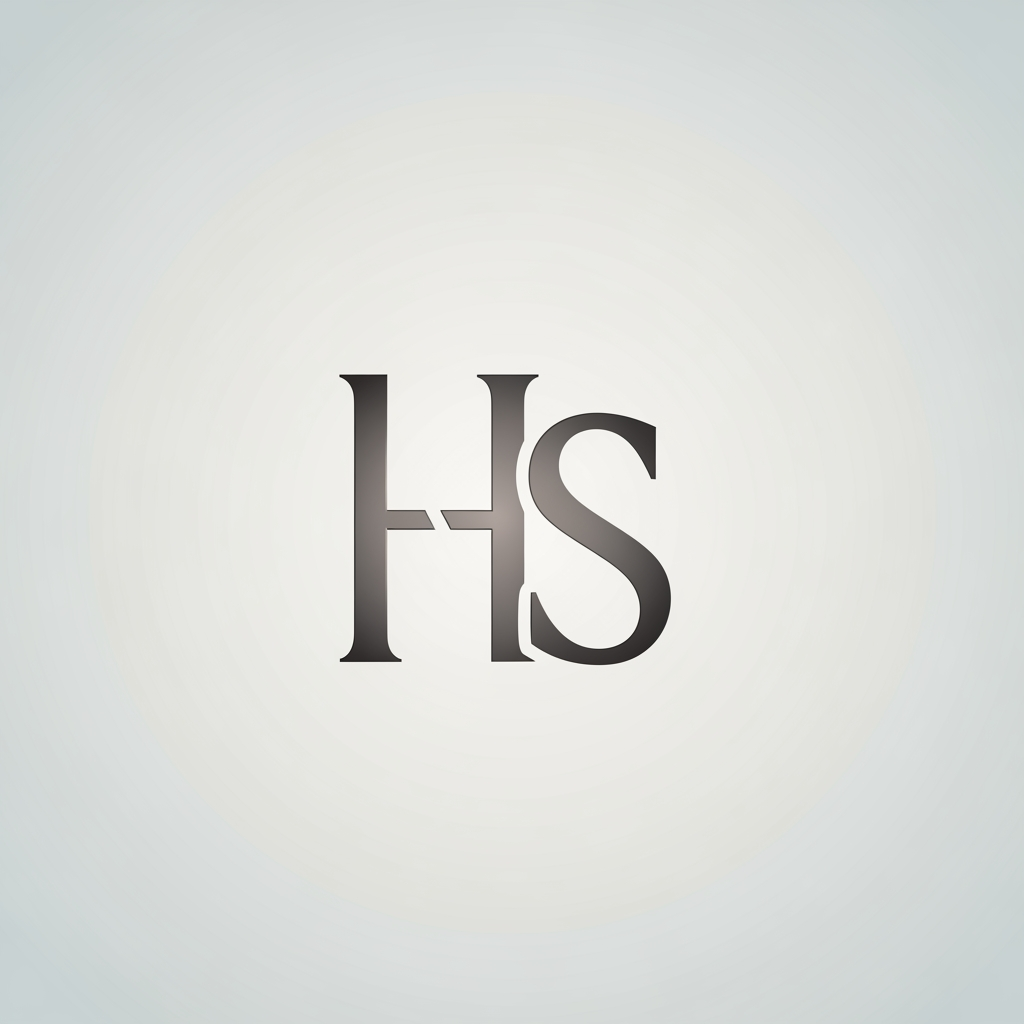 AI Design for H S logo