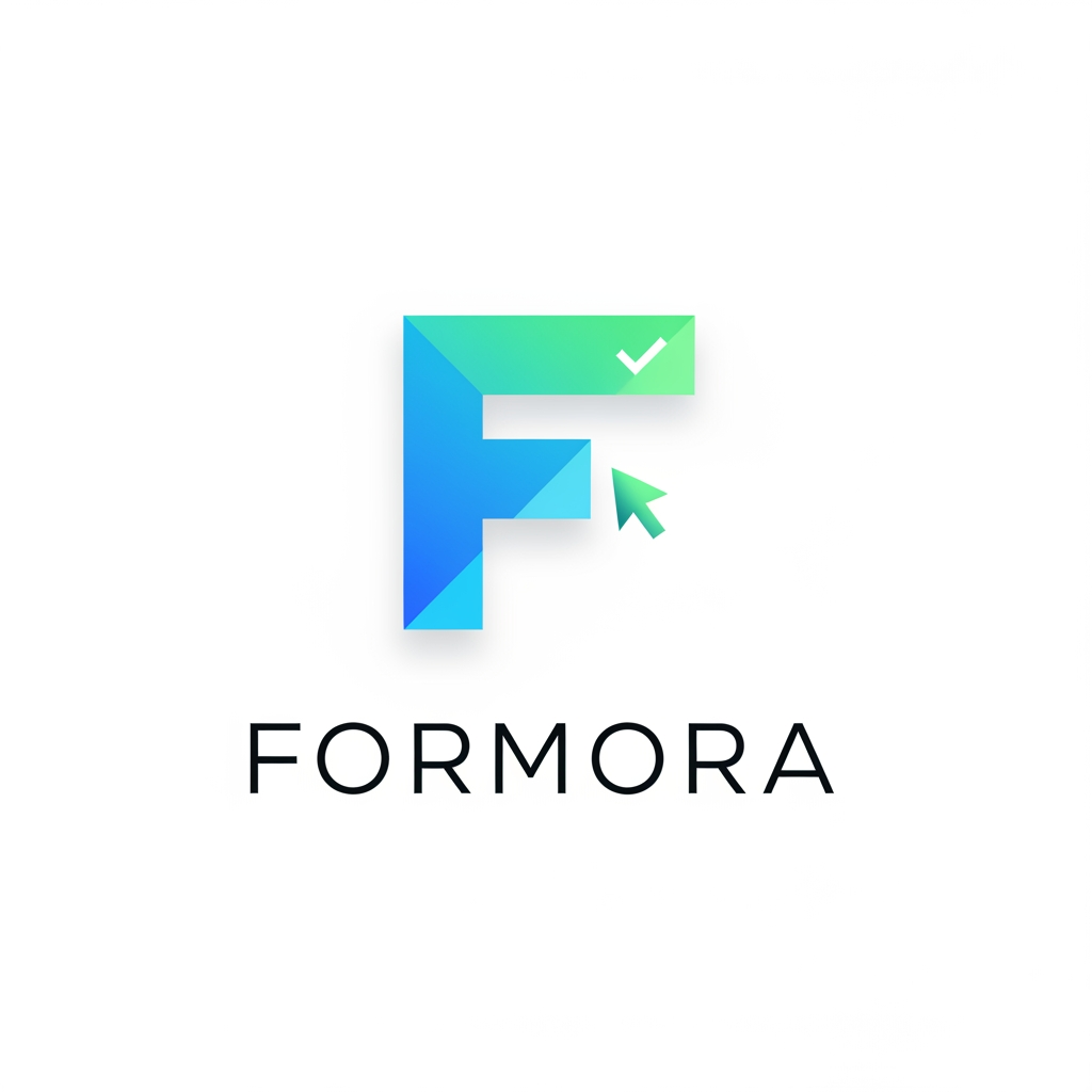 AI Design for can you able to build logo for a Form builder website name Formora