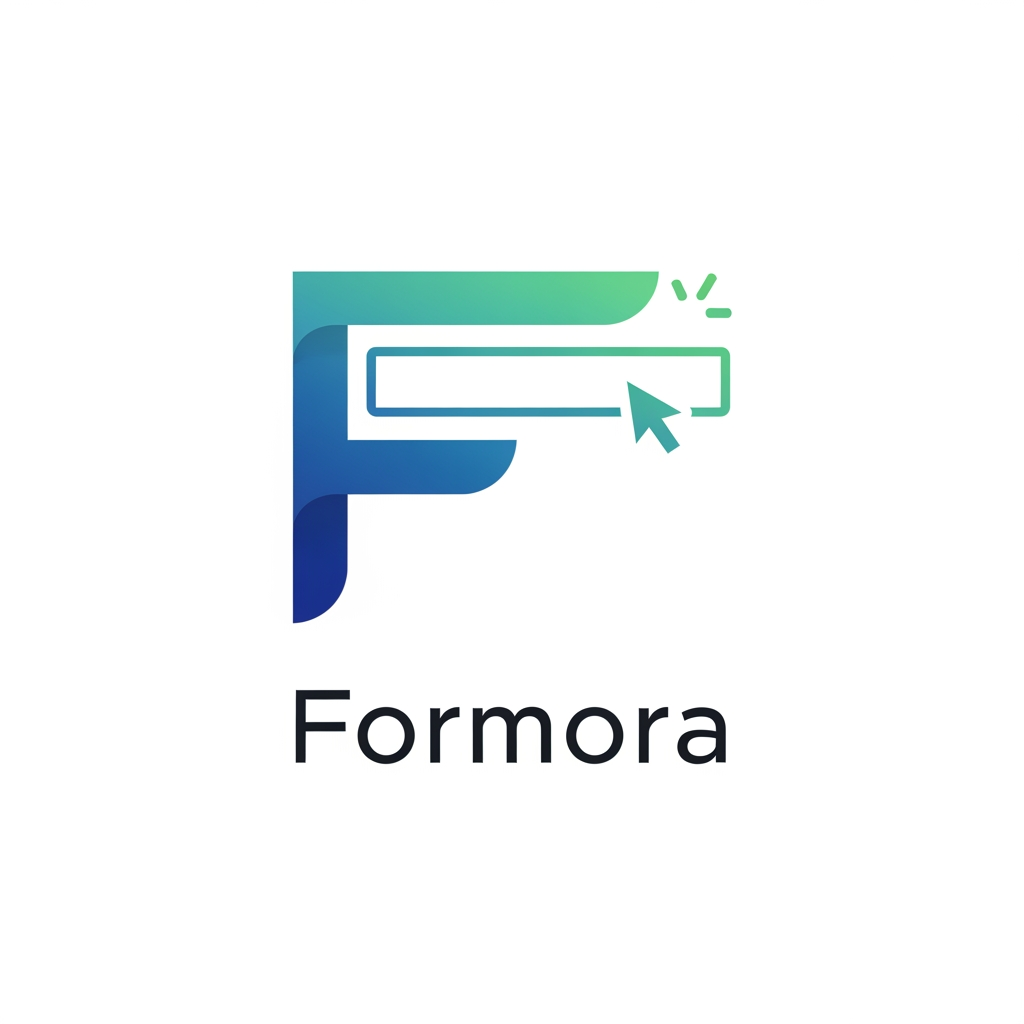 AI Design for can you able to build logo for a Form builder website name Formora