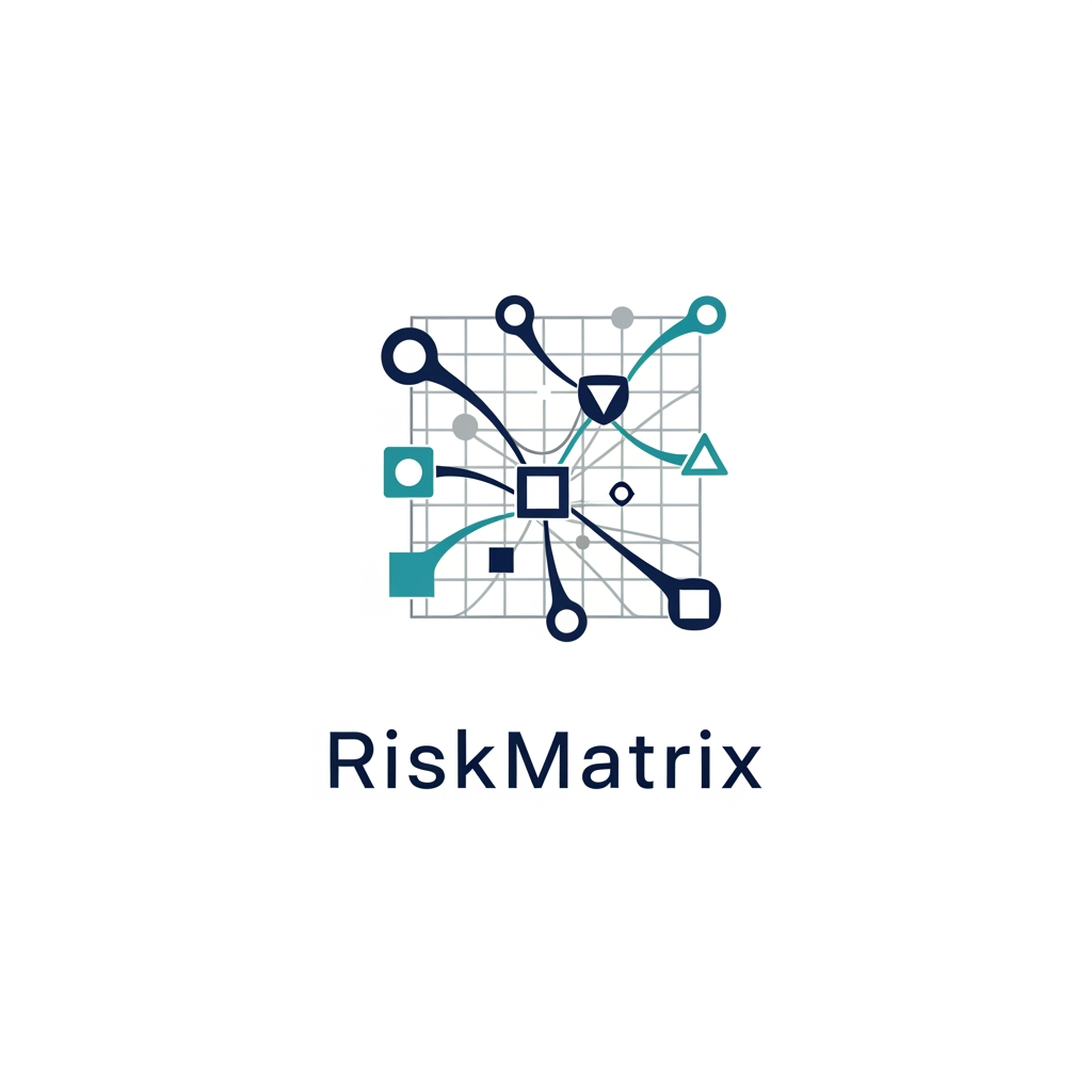 AI Design for Design a modern logo for RiskMatrix.
RiskMatrix is not antivirus software.
It is an OT cybersecurity risk visualization platform.
It maps:
Assets
Vulnerabilities
Attack chains
Attack paths
Lateral movement
Risk relationships
The icon should look like a connected intelligence graph rather than security software.
Think:
Neo4j
Knowledge Graph
MITRE ATT&CK
Attack Graph
Digital Twin
Network topology
Use connected nodes flowing into a matrix.
Minimal.
Premium.
Enterprise.
No shield.
No lock.
No skull.
No hacker.
Vector logo.