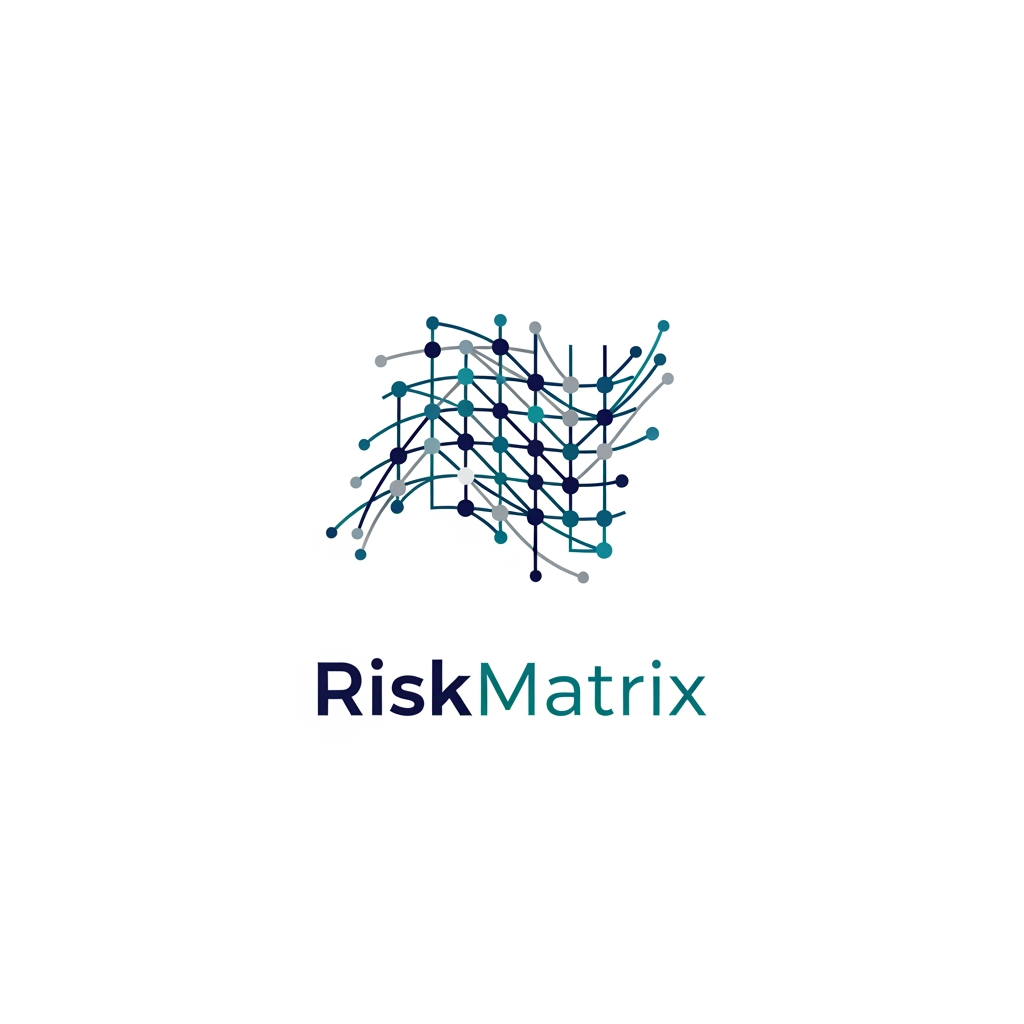 AI Design for Design a modern logo for RiskMatrix.
RiskMatrix is not antivirus software.
It is an OT cybersecurity risk visualization platform.
It maps:
Assets
Vulnerabilities
Attack chains
Attack paths
Lateral movement
Risk relationships
The icon should look like a connected intelligence graph rather than security software.
Think:
Neo4j
Knowledge Graph
MITRE ATT&CK
Attack Graph
Digital Twin
Network topology
Use connected nodes flowing into a matrix.
Minimal.
Premium.
Enterprise.
No shield.
No lock.
No skull.
No hacker.
Vector logo.