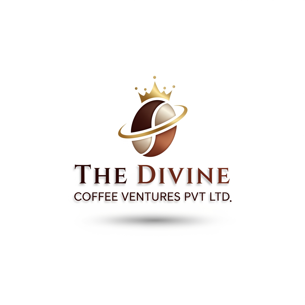 AI Design for THE DIVINE COFFEE VENTURES PVT LTD LOGO