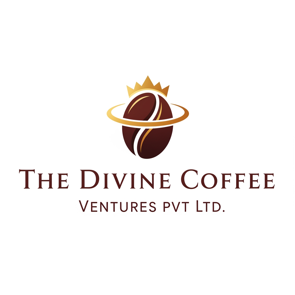 AI Design for THE DIVINE COFFEE VENTURES PVT LTD LOGO