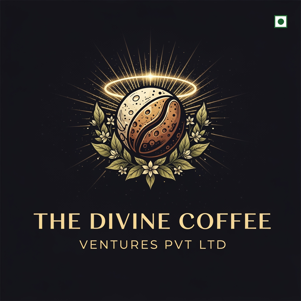 AI Design for THE DIVINE COFFEE VENTURES PVT LTD LOGO