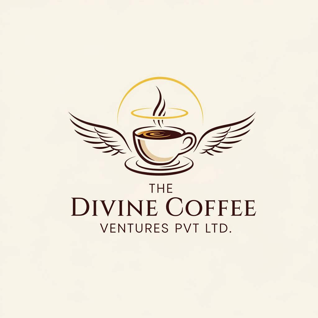 AI Design for THE DIVINE COFFEE VENTURES PVT LTD LOGO