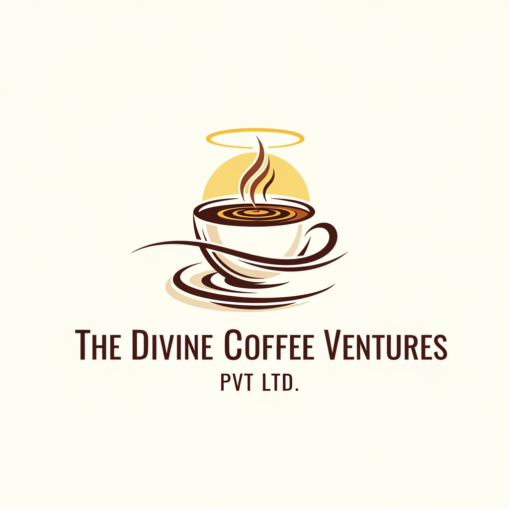 AI Design for THE DIVINE COFFEE VENTURES PVT LTD LOGO