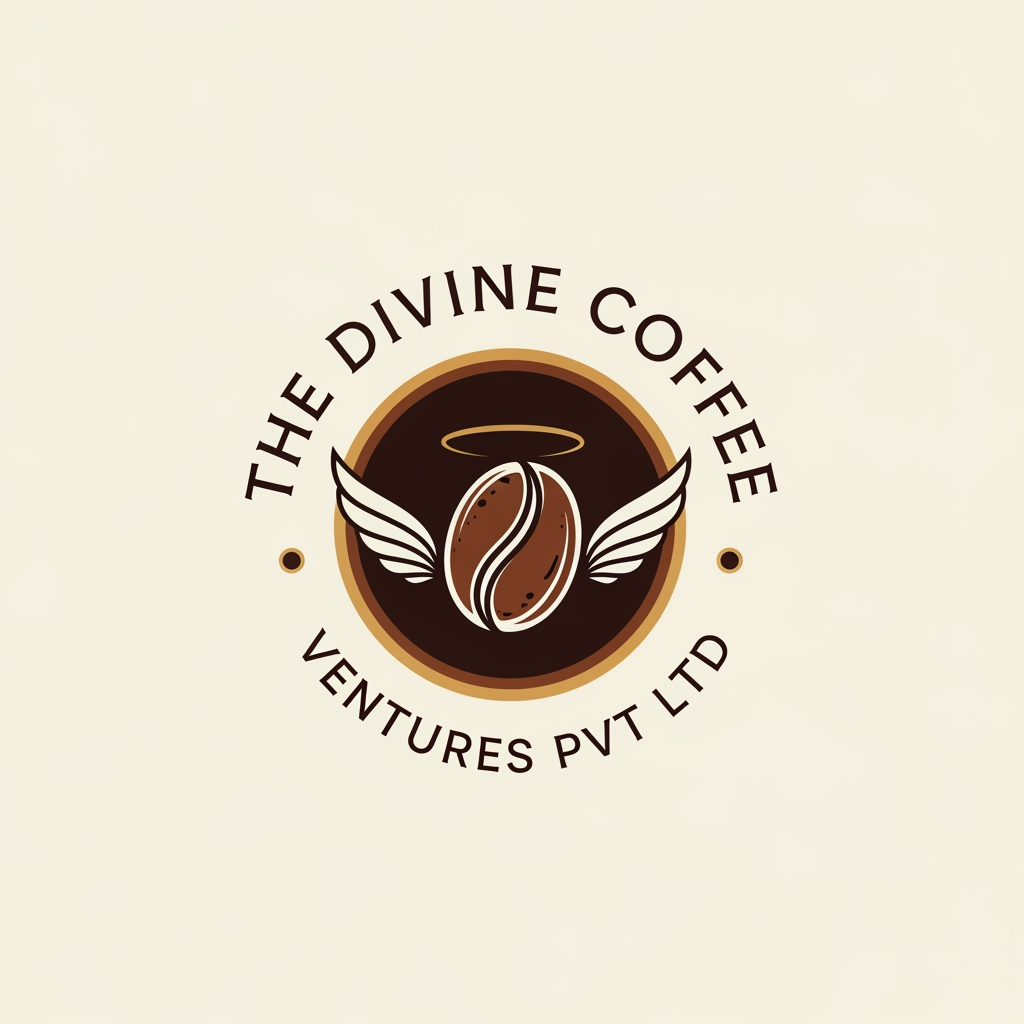 AI Design for THE DIVINE COFFEE VENTURES PVT LTD LOGO