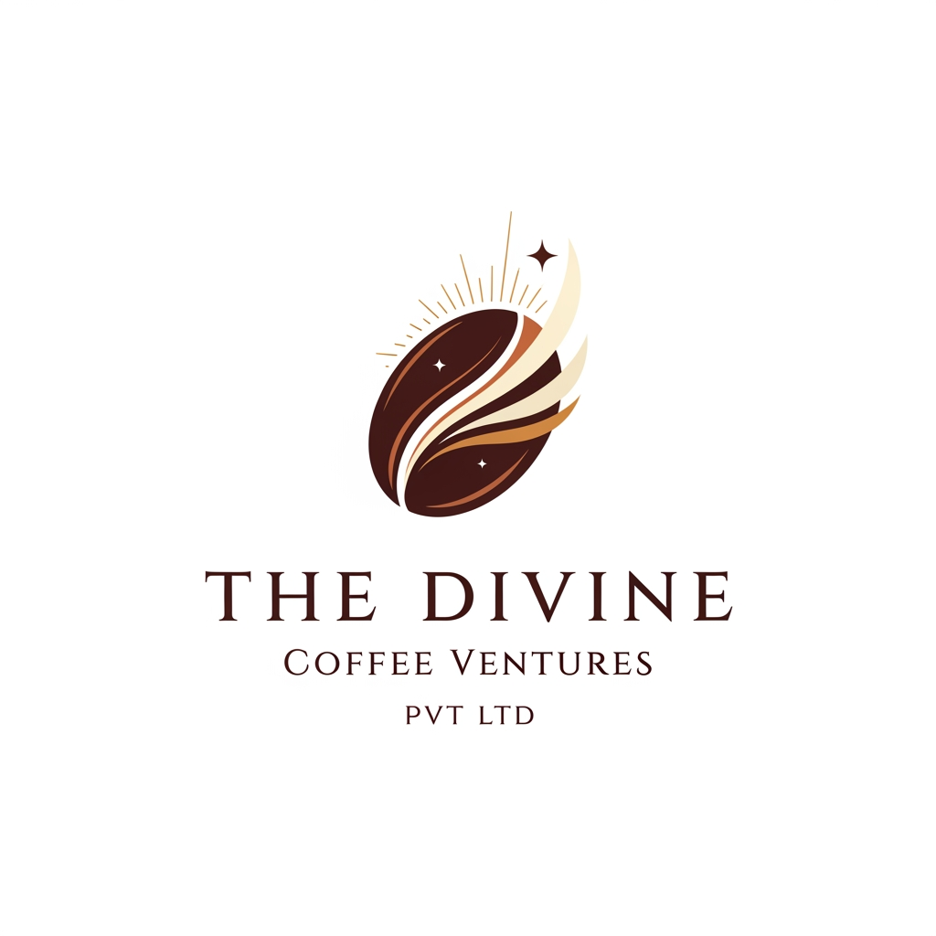 AI Design for THE DIVINE COFFEE VENTURES PVT LTD LOGO