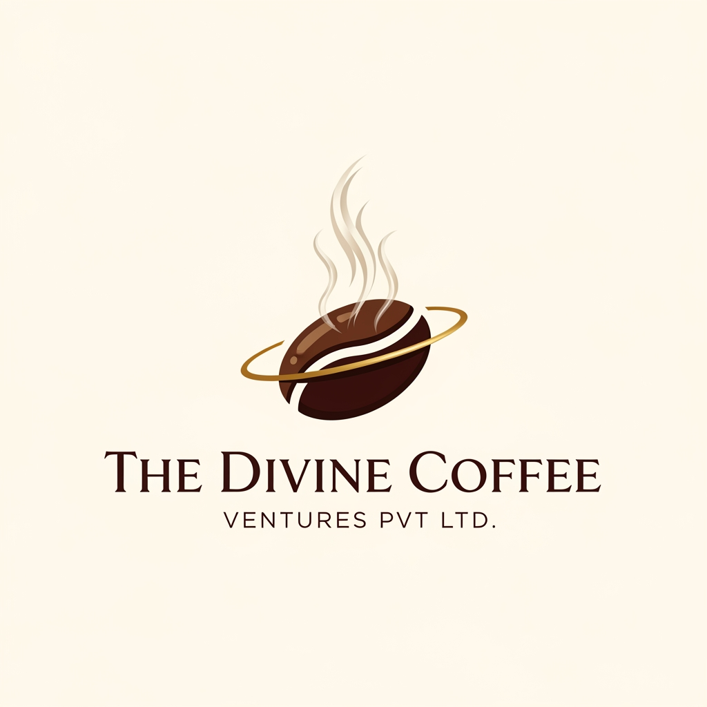AI Design for THE DIVINE COFFEE VENTURES PVT LTD LOGO