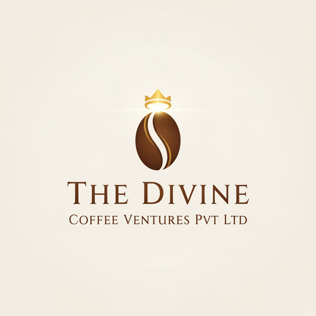 AI Design for THE DIVINE COFFEE VENTURES PVT LTD LOGO