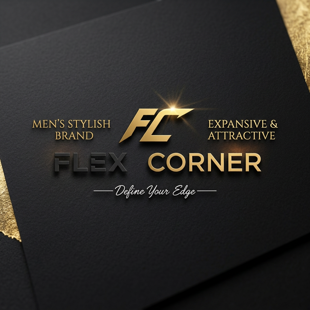 AI Design for flex corner a mens staylish brand and expansive atractive banner