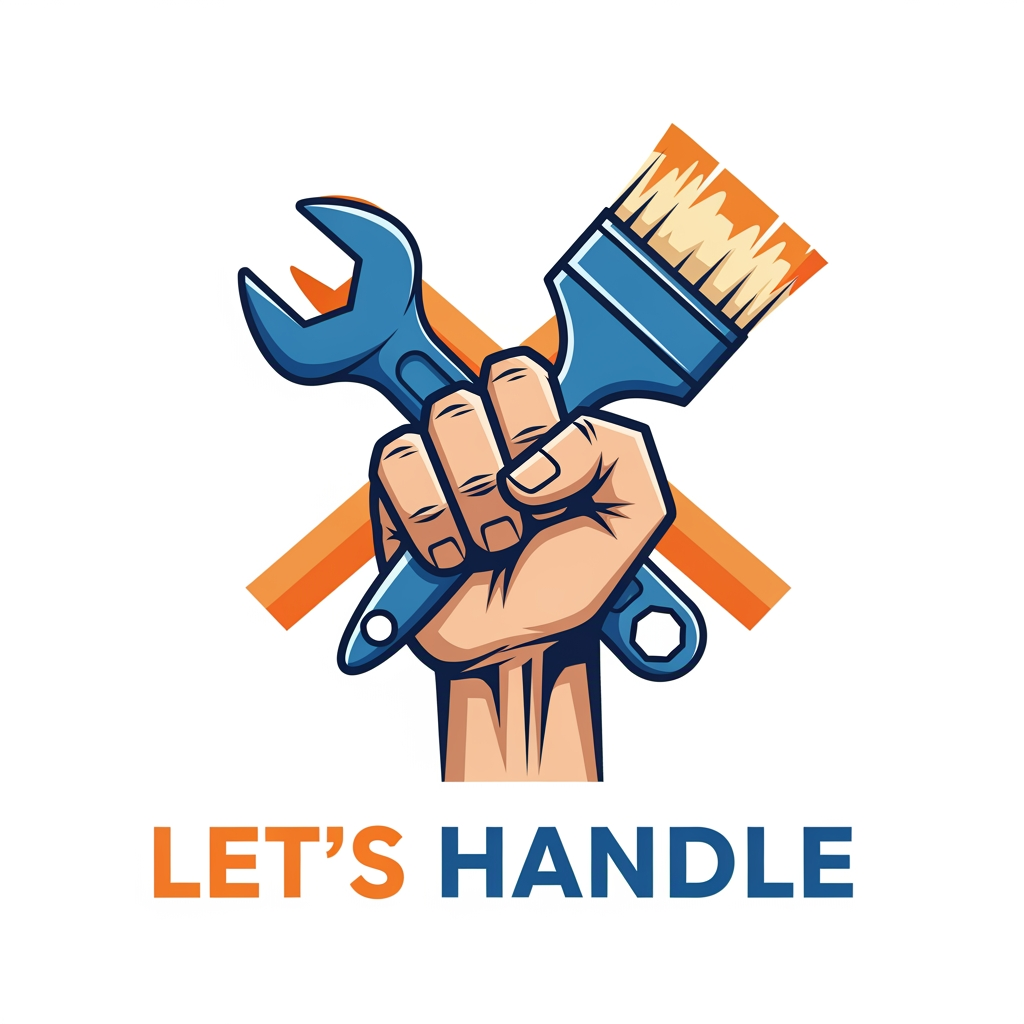 AI Design for I need logo for the lets handle