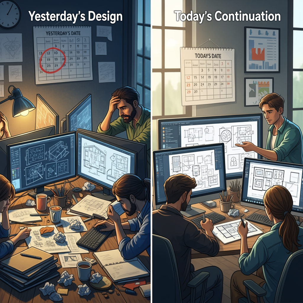 AI Design for Already Design Yesterday Please continue
