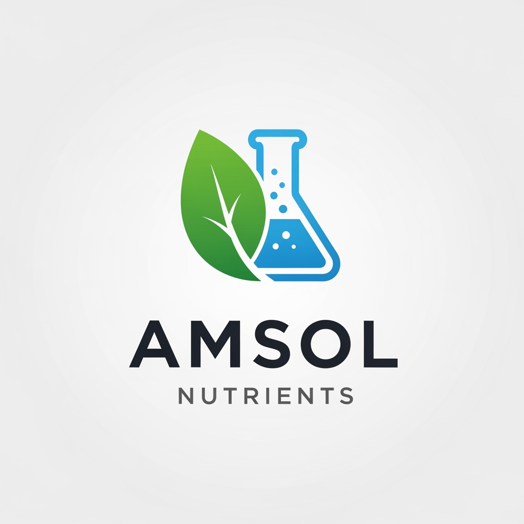 AI Design for Create AMSOL Nutrients Logo Brand