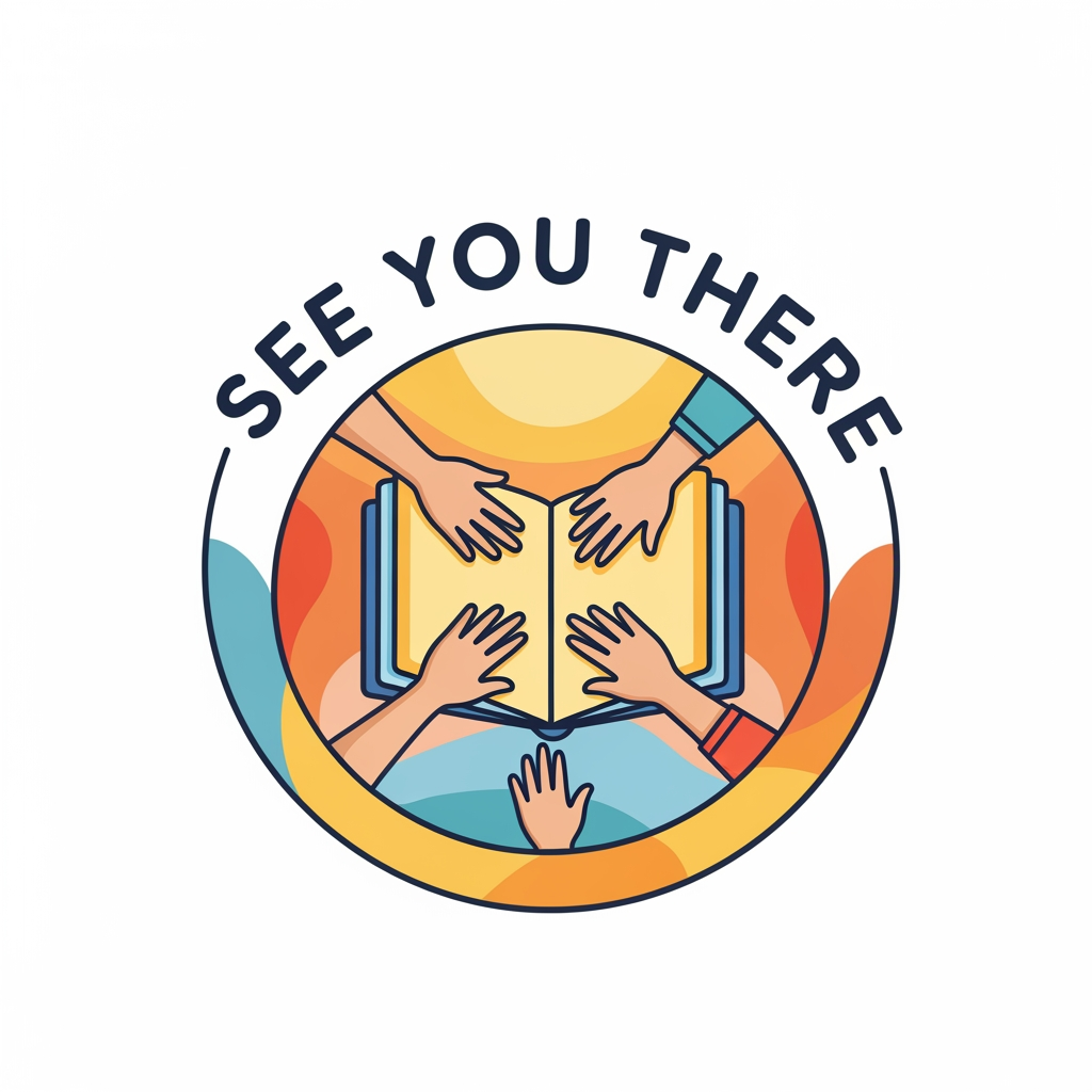 AI Design for generate a logo for instagram display picture

the page is about hosting workshops

page name is

see you there