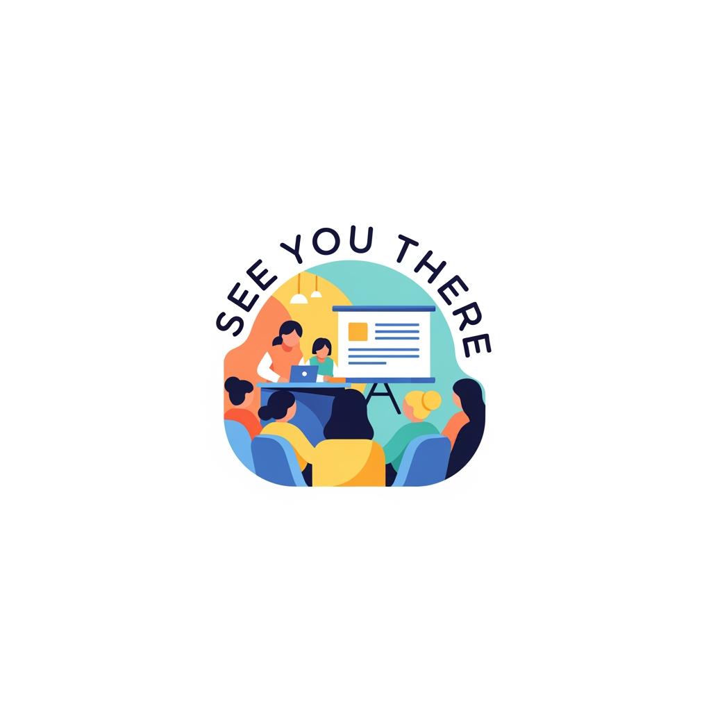 AI Design for generate a logo for instagram display picture

the page is about hosting workshops

page name is

see you there