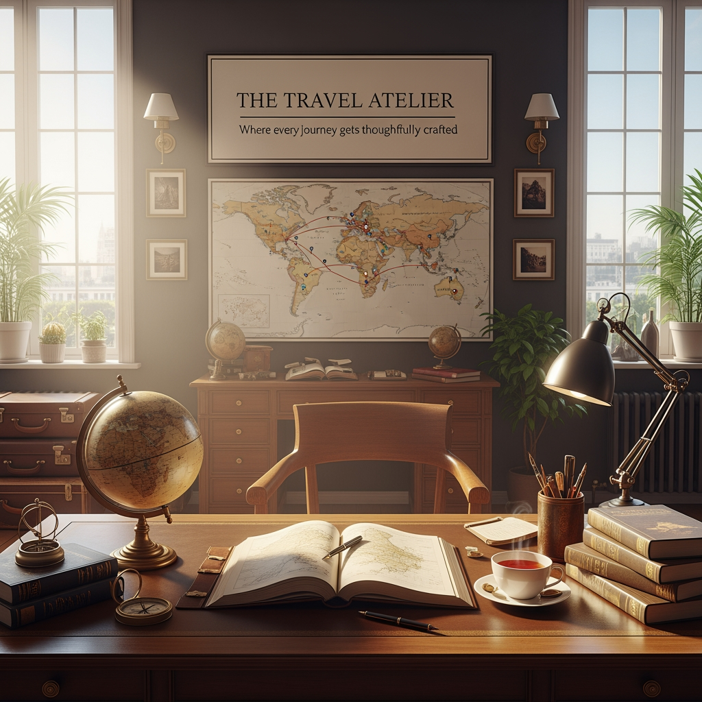 AI Design for The Travel Atelier
Where every journey gets thoughtfully crafted