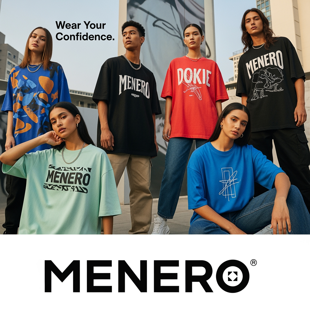 AI Design for MENERO is a modern fashion brand creating premium oversized T-shirts for bold, confident everyday style. Designed for comfort, individuality, and effortless self-expression.

Wear Your Confidence.


MAKE LOGO

DIFFERENT MORE