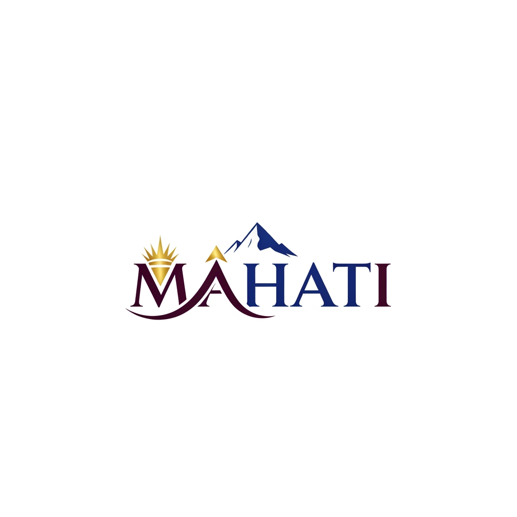 AI Design for Generate logo for word mahati which means importance and greatness in sanskrit. The logo is for personal brand of mahati and her portfolio. The logo should be very significant and related to names uniqueness and meaning of greatness