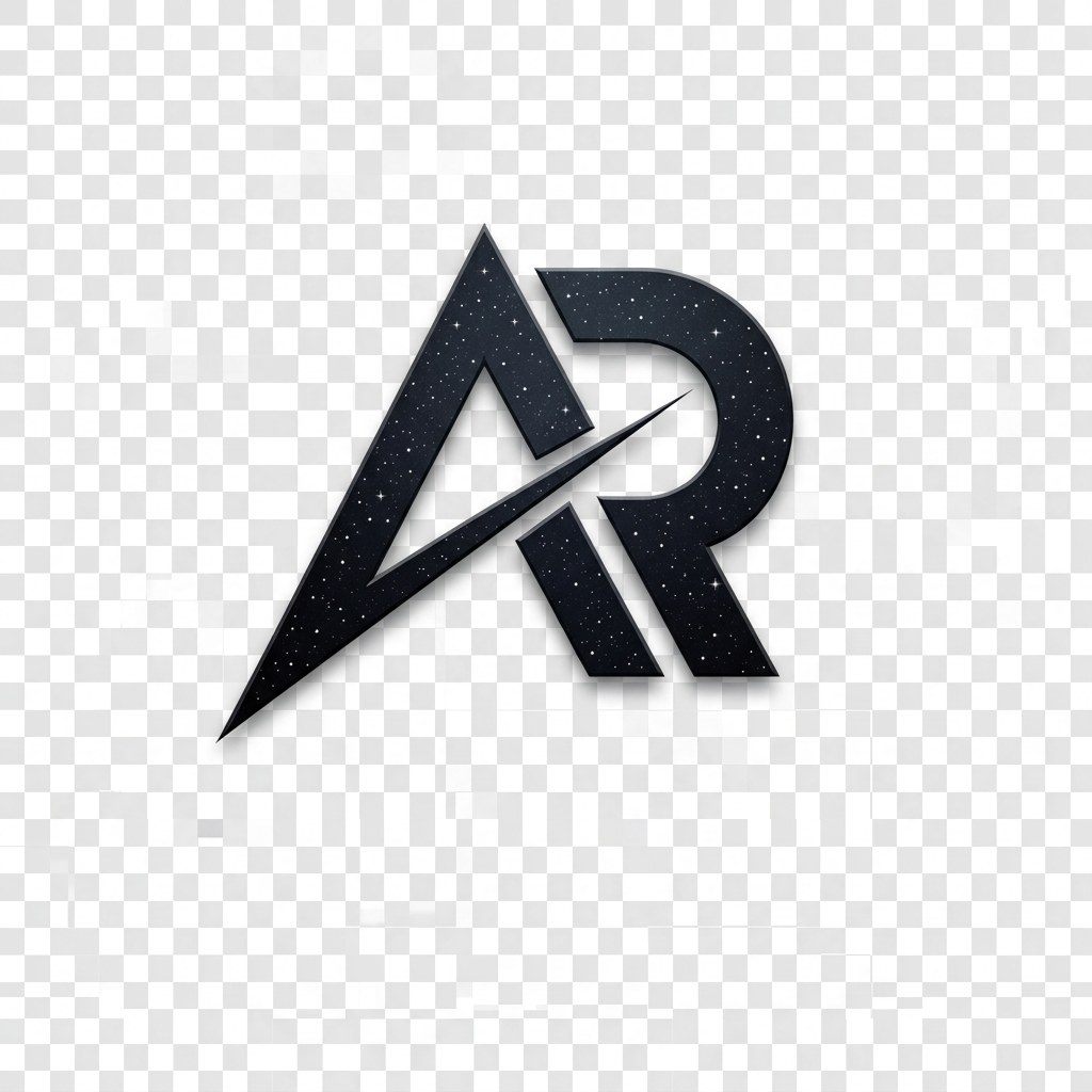 AI Design for Yeah. With the R, with the part of R downside, with the cross line. Downside part have to merge with the R's end line and the upper part from A, how to balance in the logo. It's not feeling like a perfect balance. So yeah, I want something like that. So you have to balance it and it's all perfect. I must have feel like it's A is complete and R has just a circular part and with the continuation of A's ending part, there is an R also merging together. So you have to balance it into it and different layers, like A and R are different in a layer, and remove the background. And give resolution as much as possible.