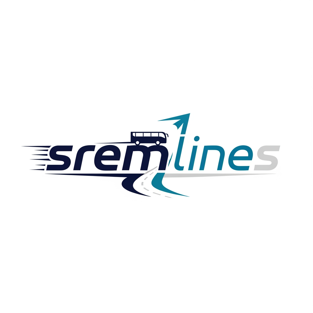 AI Design for Zelim da se napravi logo za firmu sremlines koja se bavi medjugradskim prevozom putnika